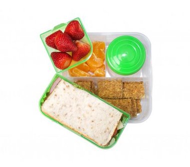 Bento to go cube lunchbox - paars | Sistema