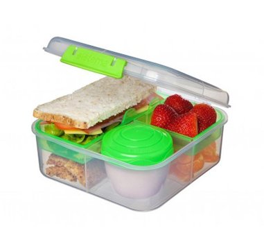 Bento to go cube lunchbox - roze | Sistema