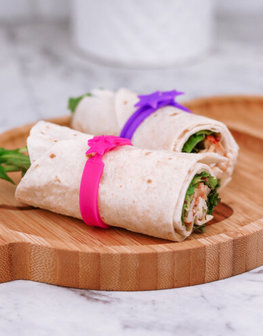 Productbundel: wrap bands + stix + fork&amp;spoon set | Kleur roze