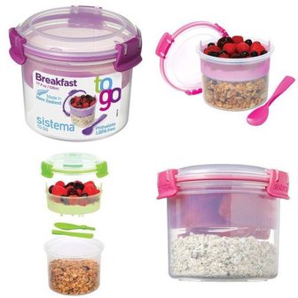 yoghurtbeker to go ontbijt