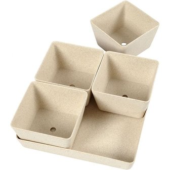 DIY bamboe kruidenpotjes decoreren