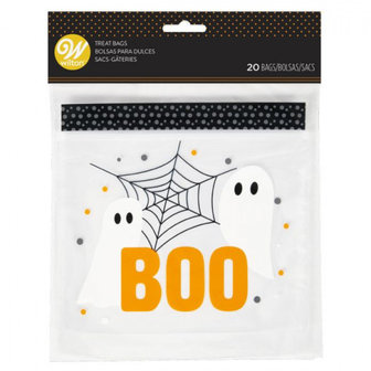 Halloween BOO boterham-traktatiezakje