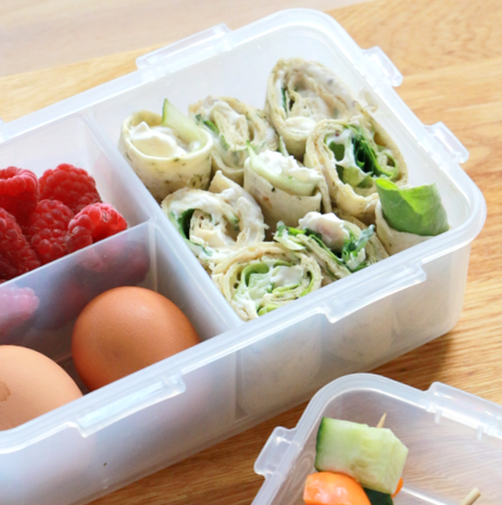 Broodtrommel met vakjes 1 liter | Lock&Lock