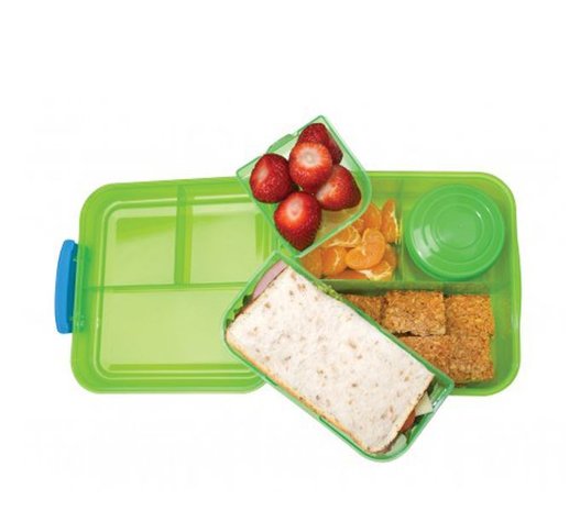 Bento to go cube lunchbox - blauw | Sistema