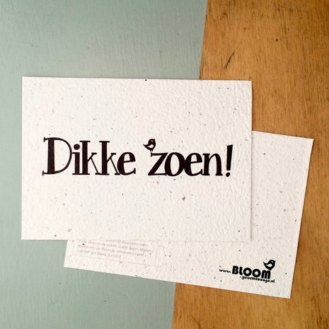 bloeikaarten kopen dikke zoen