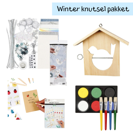 winter knutsel pakket