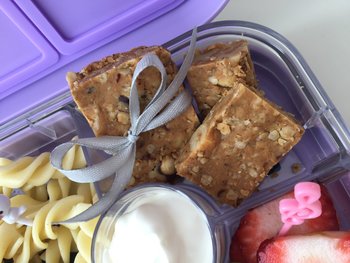 Recept: Pindakaas mueslireep Recept: Pindakaas mueslireep