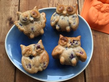 Blauwe bessen muffin | Uiltjesvorm Blauwe bessen muffin | Uiltjesvorm