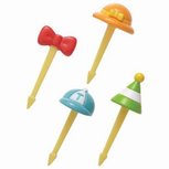 Hoedjes en petten lunchprikkers Hoedjes en petten lunchprikkers