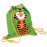 rugtasje / gymtasje - drawstring tijger rugtasje / gymtasje - drawstring tijger