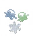 Glitter sneeuwsterren lunchringen | set van 3 Glitter sneeuwsterren lunchringen | set van 3