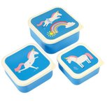 Snackboxset eenhoorn & regenboog Snackboxset eenhoorn & regenboog