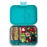 Yumbox lunchtrommel Kashmir blauw groen | panino 4 vakken Yumbox lunchtrommel Kashmir blauw groen | panino 4 vakken