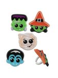 Halloween figuren assorti bento ringen - set van 4