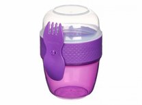Yoghurt en snack to go paars | Sistema Yoghurt en snack to go paars | Sistema