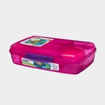 Trends bento lunchbox met boterhamlade - roze | Sistema Trends bento lunchbox met boterhamlade - roze | Sistema