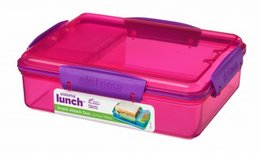 Lunchbox snack attack duo - roze| Sistema