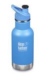 Insulated Klean Kid Kanteen draaidop RVS 355 ml. - Pool party blauw Insulated Klean Kid Kanteen draaidop RVS 355 ml. - Pool party blauw