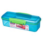 Snack en dipbox blauw | Sistema Snack en dipbox blauw | Sistema