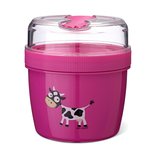 N'ice cup kids koe - snackbox met koelelement N'ice cup kids koe - snackbox met koelelement