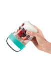 Food jar to go snacks - blauwgroen| Lekue Food jar to go snacks - blauwgroen| Lekue