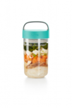 Food jar to go 600 ml. - blauwgroen| Lekue Food jar to go 600 ml. - blauwgroen| Lekue
