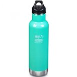 Turquoise thermo RVS 592 ml. - Klean Kid Kanteen draaidop zwart Turquoise thermo RVS 592 ml. - Klean Kid Kanteen draaidop zwart