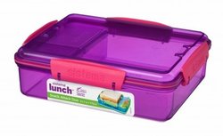 Lunchbox snack attack duo - paars | Sistema