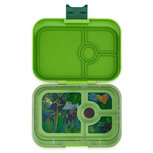 Yumbox lunchtrommel congo green jungle | panino 4 vakken Yumbox lunchtrommel congo green jungle | panino 4 vakken