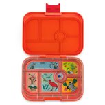 Yumbox lunchtrommel oranje jungle |classic 6 vakken Yumbox lunchtrommel oranje jungle |classic 6 vakken