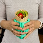Siliconen wraphouder aqua | Wrap'd