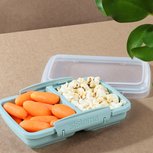 Snackdoos met twee compartimenten - mintgroen| Renewed Snackdoos met twee compartimenten - mintgroen| Renewed