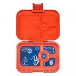 Yumbox 4 vakken explore tray | Oranje Yumbox 4 vakken explore tray | Oranje