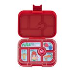 Yumbox lunchtrommel rood monsters |classic 6 vakken Yumbox lunchtrommel rood monsters |classic 6 vakken
