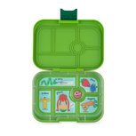 Yumbox lunchtrommel groen monsters |classic 6 vakken Yumbox lunchtrommel groen monsters |classic 6 vakken