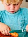 Kiddikutter kindermes grijs - nieuwe design Kiddikutter kindermes grijs - nieuwe design