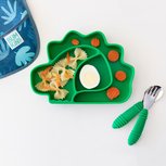 Vakjesbord dino met zuignap | Bumkins Vakjesbord dino met zuignap | Bumkins