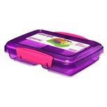 Sistema snackbox twee vakken - split uni paars Sistema snackbox twee vakken - split uni paars