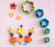 Flower power fruit en groente uitsteker set Flower power fruit en groente uitsteker set