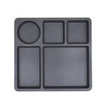 Bamboe vakkenbord grijs charcoal | BoBo&Boo Bamboe vakkenbord grijs charcoal | BoBo&Boo