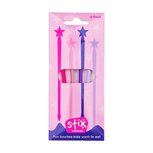 Lunch Punch Stix lunchprikkers - roze set van 4 Lunch Punch Stix lunchprikkers - roze set van 4
