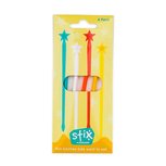Lunch Punch Stix lunchprikkers - geel set van 4 Lunch Punch Stix lunchprikkers - geel set van 4