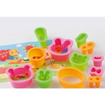 Mini bento uitsteker set - konijn en beer Mini bento uitsteker set - konijn en beer
